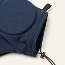 Navy noise-reduction calming ear muffs for dogs, detail photo