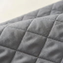 Grey waterproof dog bed cover for dogs, detail photo