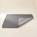 Grey waterproof dog bed cover for dogs, studio photo