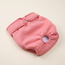 Pink washable dog nappies for female dogs, studio photo