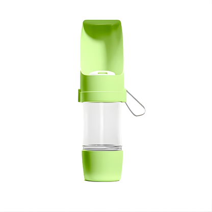Dog travel water bottle blue colour variant