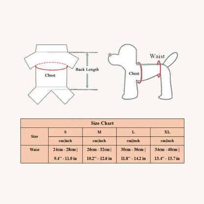 Reusable dog nappy showing the adjustable fastening — My Petsworth