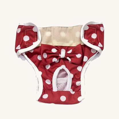 Reusable washable dog nappy, product view — My Petsworth