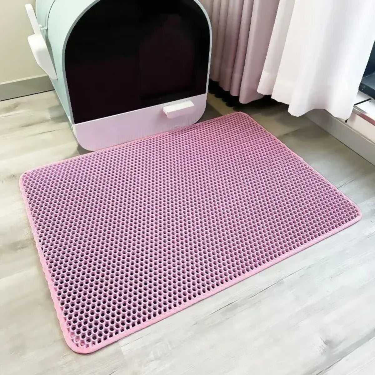 Cat litter mat showing the double layer construction — My Petsworth