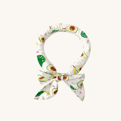 White dog cooling neck wrap on a cream background — My Petsworth