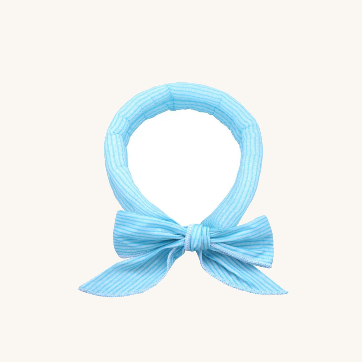 Blue dog cooling neck wrap on a cream background — My Petsworth