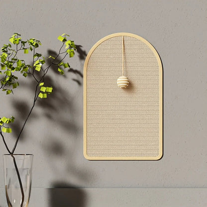 Sisal scratching surface of the wall mounted cat station — My Petsworth