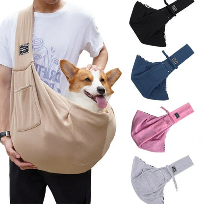 Hands-free crossbody pet sling carrier — My Petsworth