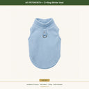 Light blue D-ring winter vest
