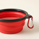 collapsible travel bowls, set of 3, for dogs & cats, detail photo