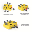 Interactive cat puzzle toy with pop-up mice and treat dispenser — My Petsworth