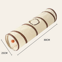 Collapsible cat tunnel with three-way openings — My Petsworth