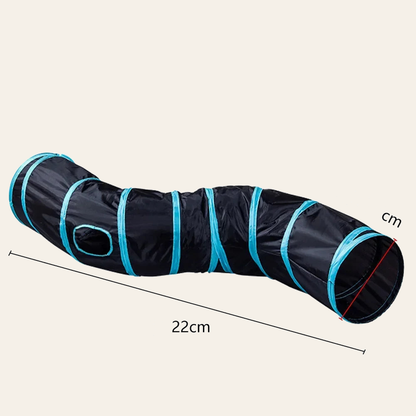 Collapsible cat tunnel with three-way openings — My Petsworth