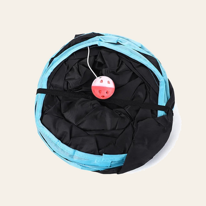 Collapsible cat tunnel with three-way openings — My Petsworth