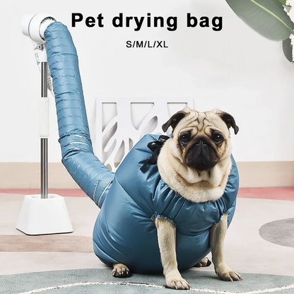 Portable foldable dog drying bag — My Petsworth