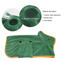 Dog drying coat in super absorbent microfibre — My Petsworth