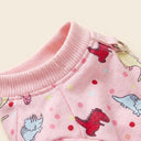Pink 100% cotton pyjamas for small dogs, detail photo