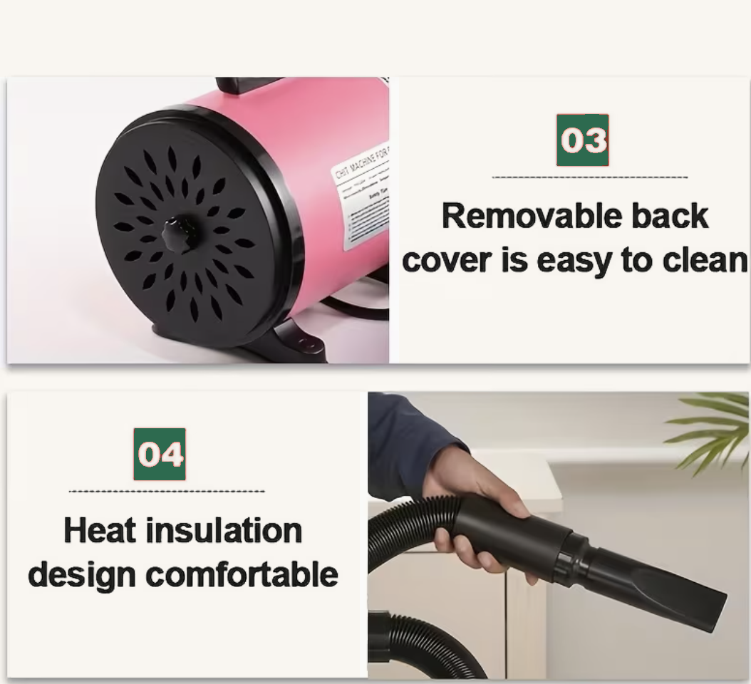 Dog grooming dryer key features — My Petsworth