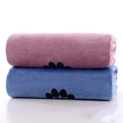 Microfibre dog towel 75 x 35 cm, super absorbent — My Petsworth
