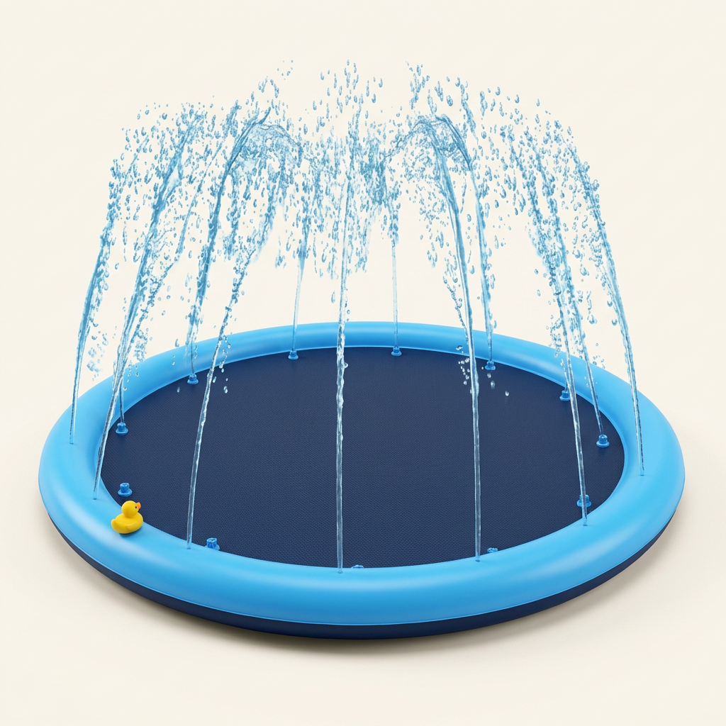 Dog Splash Pad with Sprinkler | Inflatable Outdoor Pool | My Petsworth