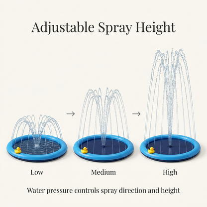 Dog Splash Pad with Sprinkler | Inflatable Outdoor Pool | My Petsworth