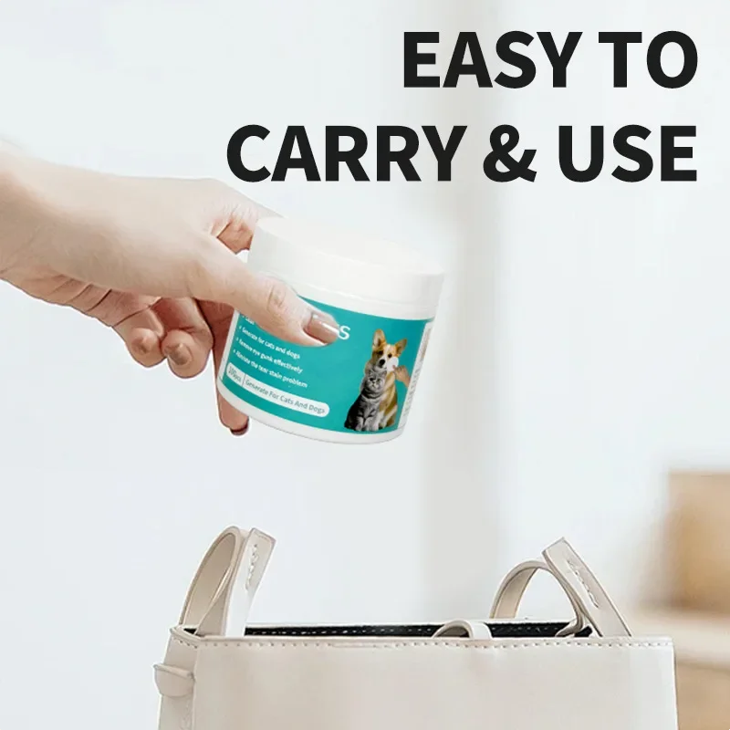 Eye wipes for dogs and cats - cleaning demonstration