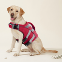 Dog Life Jacket Waterproof with Reflective Stripes - Red - My Petsworth