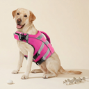 Dog Life Jacket Waterproof with Reflective Stripes - Rose Red - My Petsworth