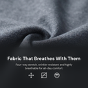 Close-up of the breathable stretch fabric used in the dog anxiety vest — My Petsworth