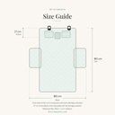 Dimensions of the dog car boot liner