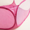 Pink foldable pet playpen for dogs & cats, detail photo