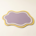 Purple diatomite feeding mat for dogs & cats, studio photo