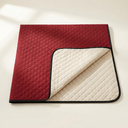 Red waterproof anti-slip pet protector cover for dogs & cats, studio photo