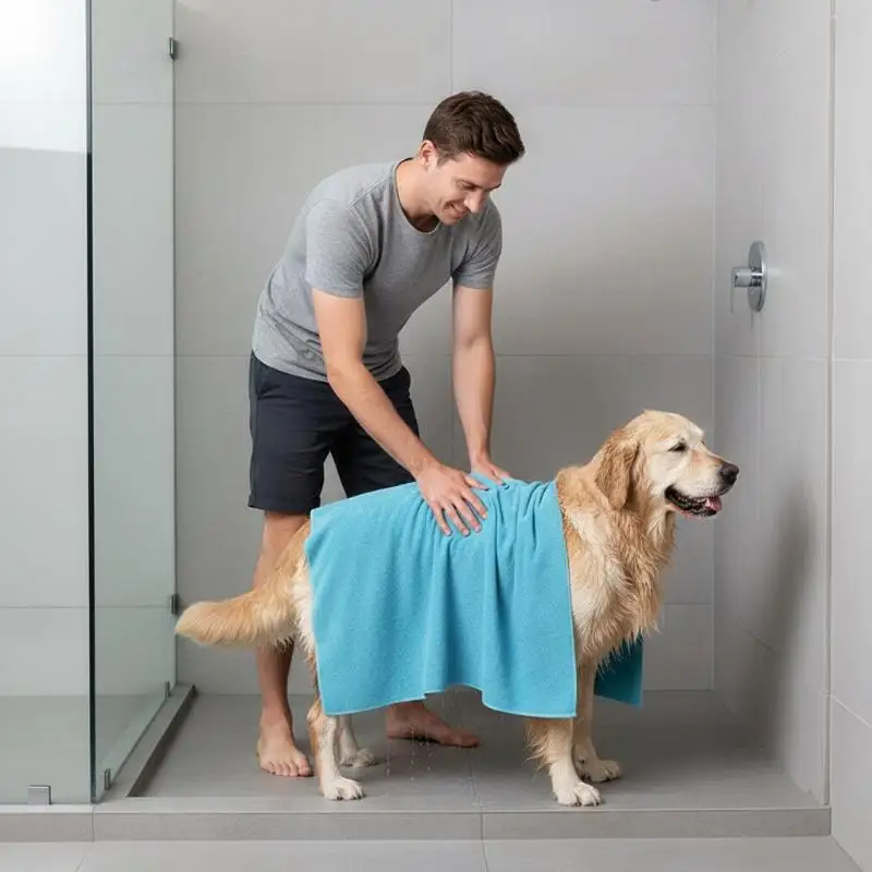 Ultra absorbent microfibre dog towel — My Petsworth