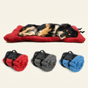 Portable dog bed waterproof folding travel camping bed studio shot