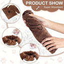 Microfibre dog paw towel, quick-drying — My Petsworth