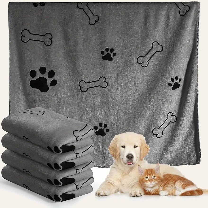 Microfibre dog paw towel, quick-drying — My Petsworth