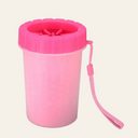Portable dog paw cleaner cup with silicone bristles — My Petsworth