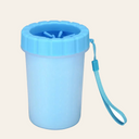 Portable dog paw cleaner cup with silicone bristles — My Petsworth