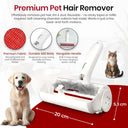 Reusable pet hair remover roller for sofas, bedding and car seats — My Petsworth