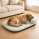 Ice silk cooling dog bed, side view — My Petsworth