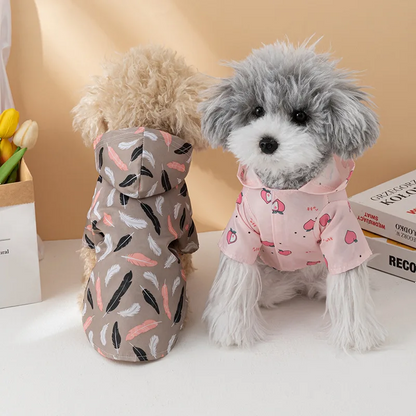 Waterproof dog raincoat with short sleeves — My Petsworth
