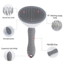 Self-cleaning slicker brush for dogs and cats — My Petsworth