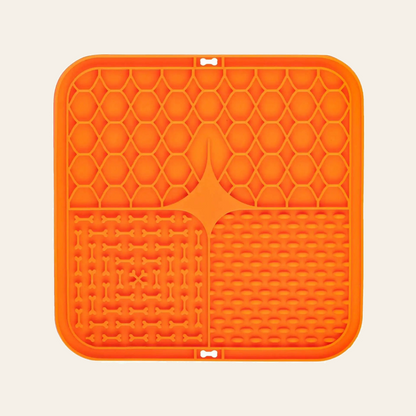 Silicone dog lick mat slow feeder with suction base — My Petsworth