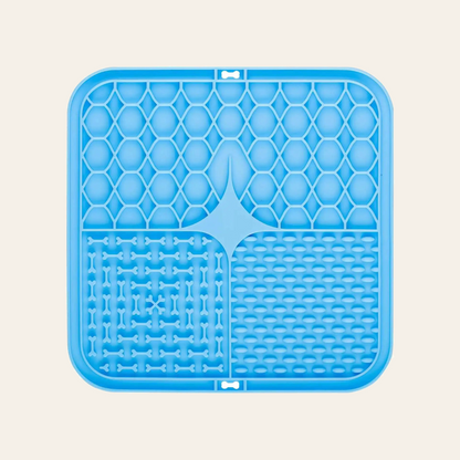 Silicone dog lick mat slow feeder with suction base — My Petsworth