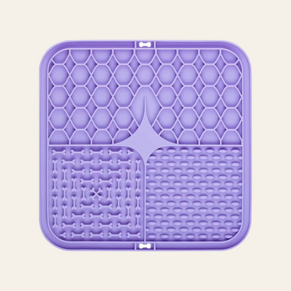 Silicone dog lick mat slow feeder with suction base — My Petsworth