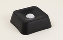 Black slow feeder bowl with maze grooves for dogs & cats, studio photo