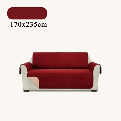 Red pet sofa protector — My Petsworth