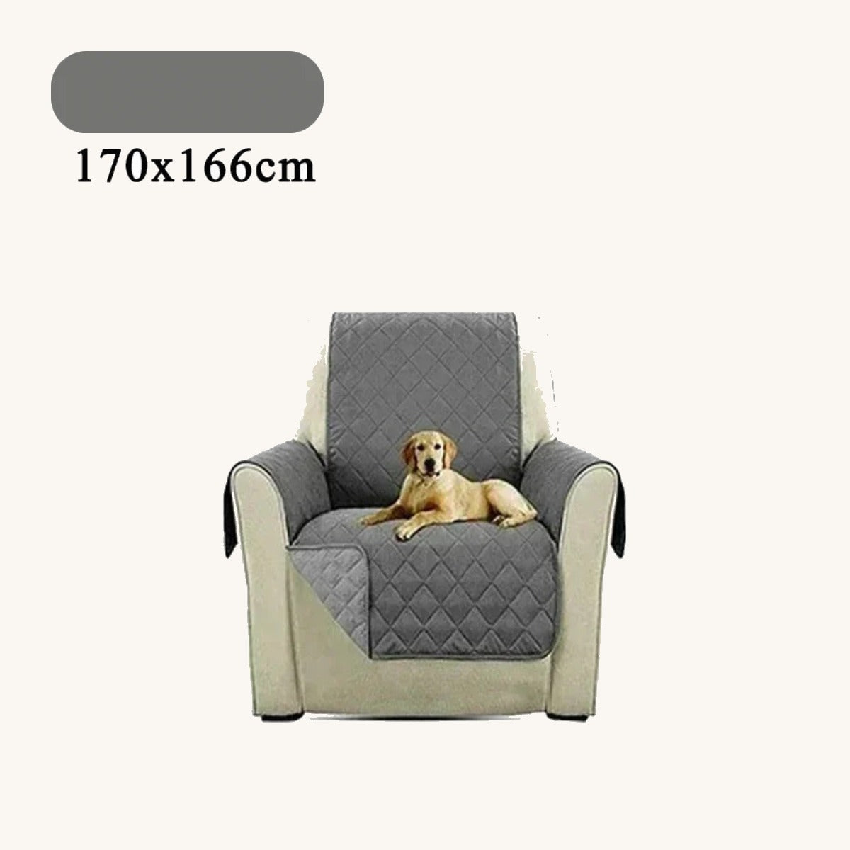 Pet sofa protector corner detail — My Petsworth