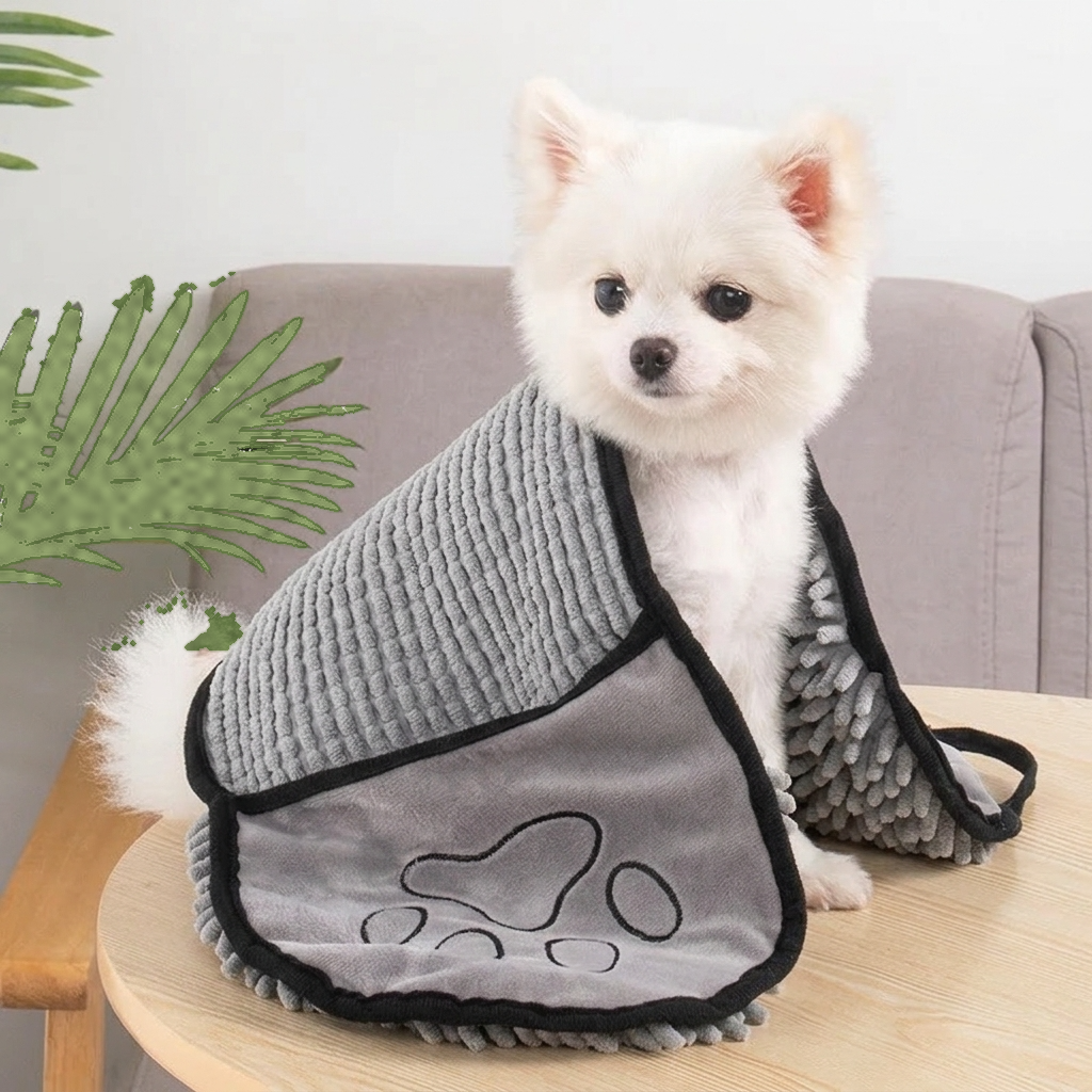 Quick-drying dog bath towel, super absorbent — My Petsworth